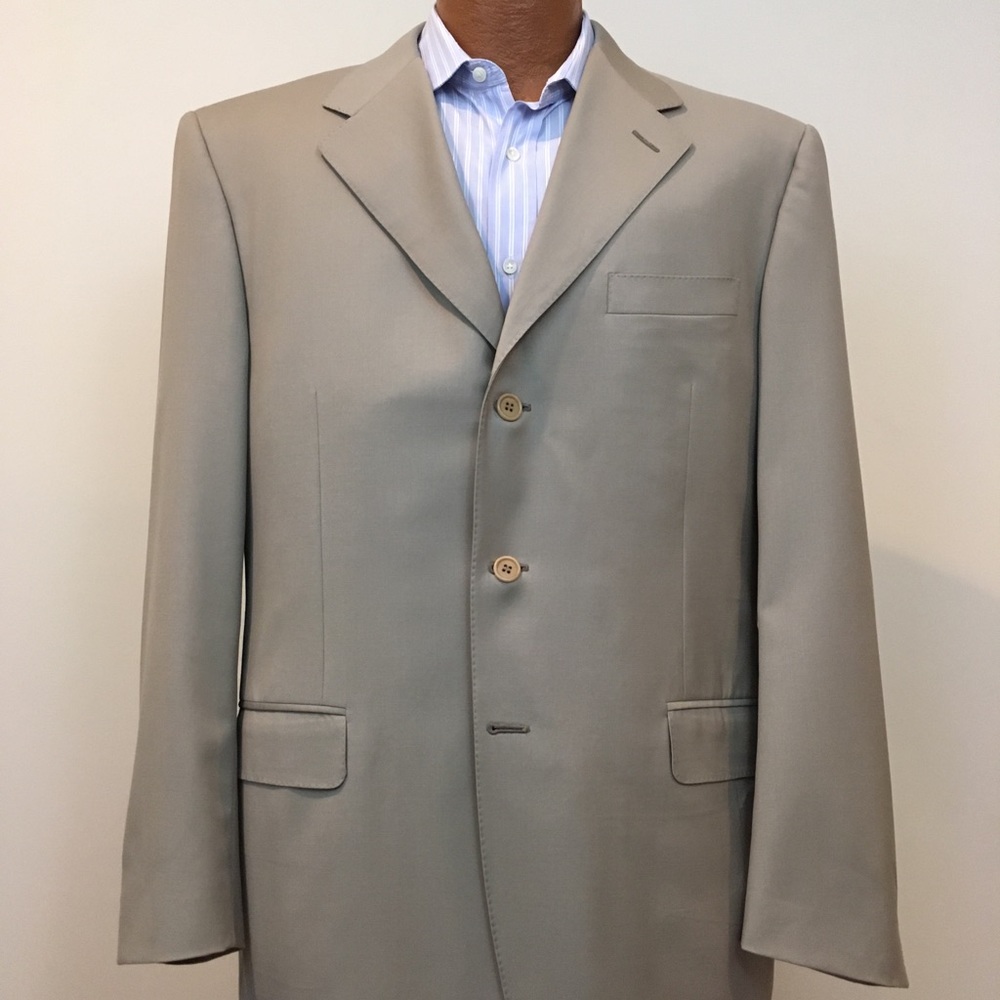 Canali 3-Btn Sport Coat Jacket Blazer Italy Sz 44